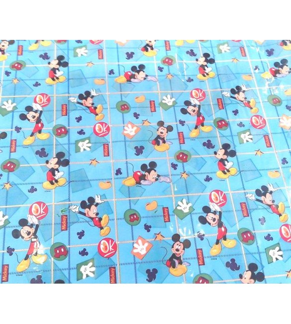 Plástico para Encapar Mickey 0,45 cm x 2 mts  - Mercur 